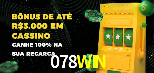 078WIN melhor bônus de depósito